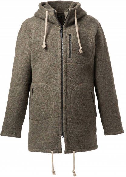 Mufflon Patrick Wollen parka, bruin