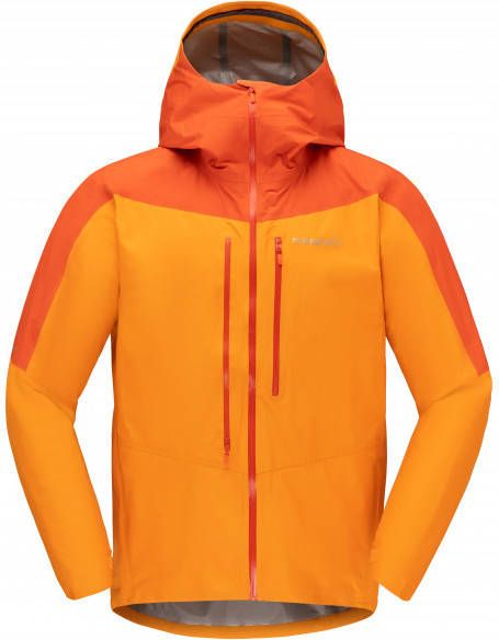 Norrøna Falketind GORE TEX Paclite Jacket Regenjas, oranje