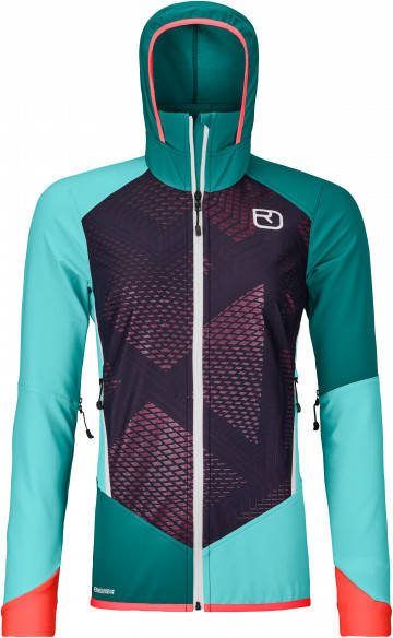 Ortovox Women's Col Becchei Jacket Softshelljack, turkoois