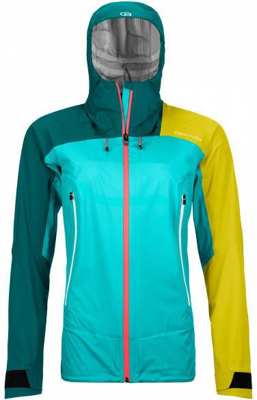 Ortovox Women's Westalpen 3L Light Jacket Regenjas, turkoois