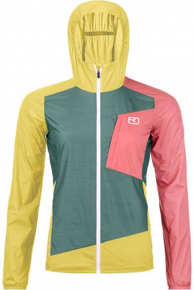 Ortovox Women's Windbreaker Jacket Windjack, meerkleurig