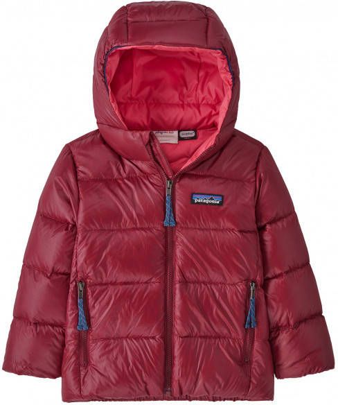 Patagonia Baby's Hi Loft Down Sweater Hoody Donsjack Months, rood