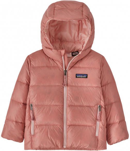 Patagonia Baby's Hi Loft Down Sweater Hoody Donsjack Months, roze