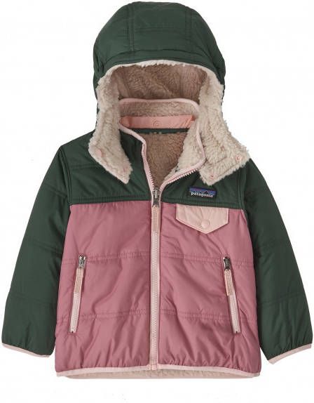 Patagonia Baby's Reversible Tribbles Hoody Winterjack Months, meerkleurig