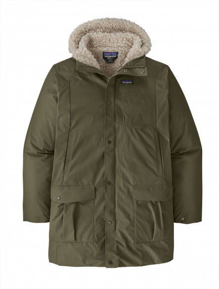 Patagonia Downdrift Parka Parka, olijfgroen