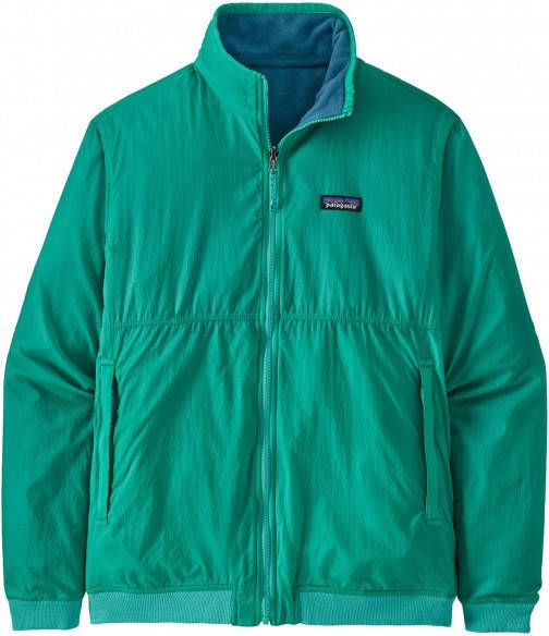 Patagonia Reversible Shelled Microdini Jacket Vrijetijdsjack, turkoois/groen