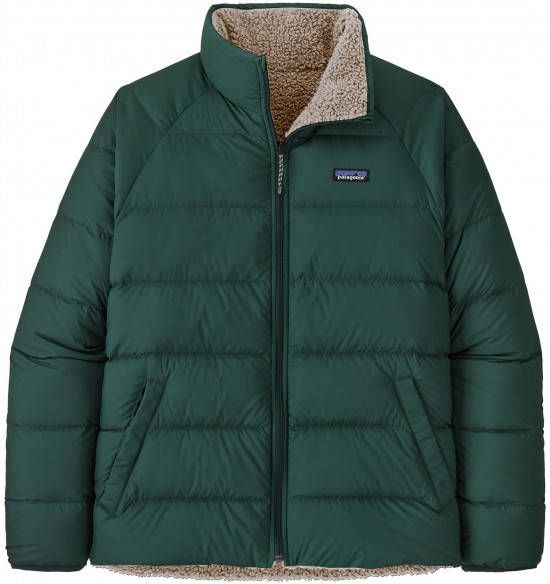 Patagonia Reversible Silent Down Jacket Donsjack, blauw/groen