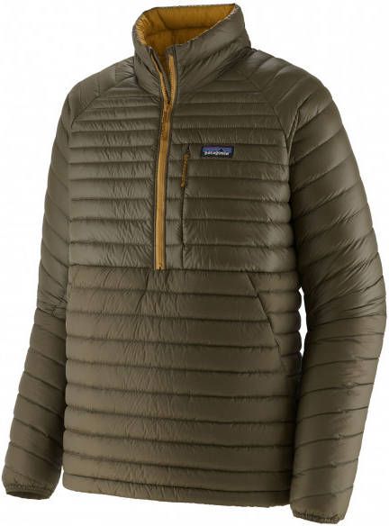 Patagonia Ultralight Down Pullover Donsjack, olijfgroen/bruin