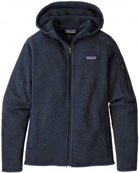 Patagonia Women's Better Sweater Hoody Fleecevest, blauw