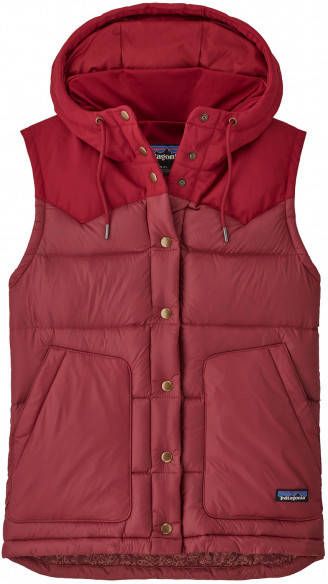 Patagonia Women's Bivy Hooded Vest Donzen bodywarmer, rood