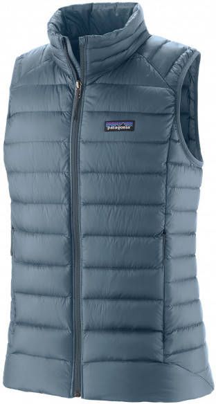 Patagonia Women's Down Sweater Vest Donzen bodywarmer, grijs/blauw