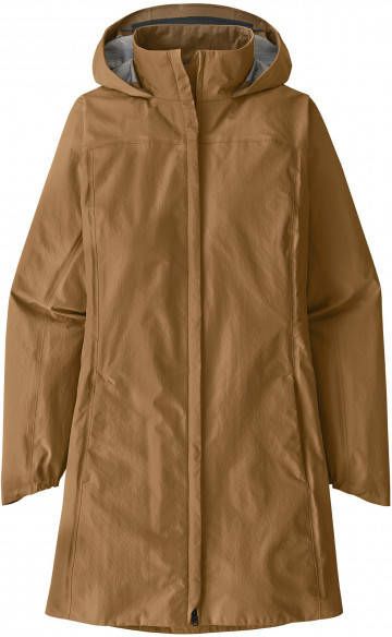 Patagonia Women's Torrentshell 3L City Coat Lange jas, bruin