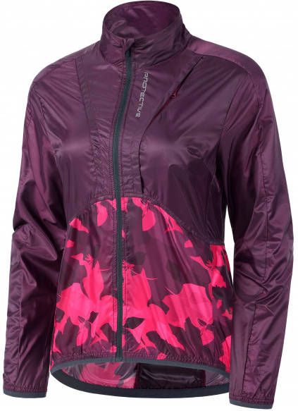 Protective Women's P Rise Up Flower Windjack purper