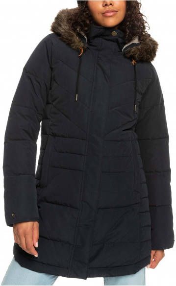 Roxy Women's Ellie Lange jas, zwart