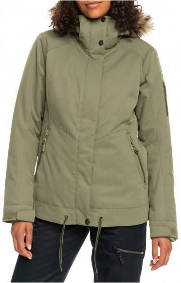 Roxy Women's Meade Ski jas, olijfgroen
