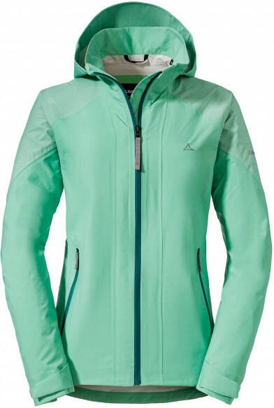 Schöffel Women's 2.5L Jacket Triigi Regenjas turkoois/groen