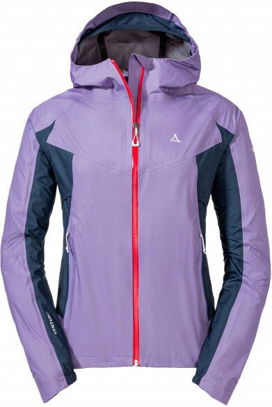 Schöffel Women's 3L Jacket Ryten Regenjas purper