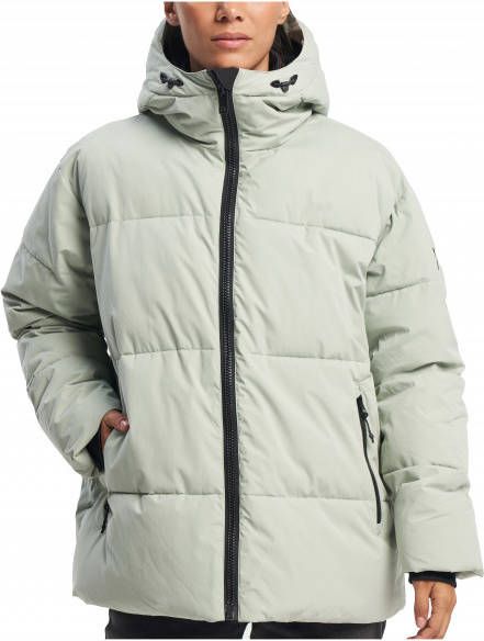 Tenson Women's Milla Jacket Synthetisch jack, beige/grijs