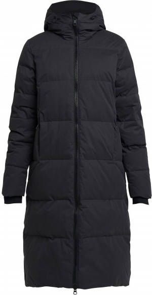 Tenson Women's Shanna Down Coat Lange jas, zwart