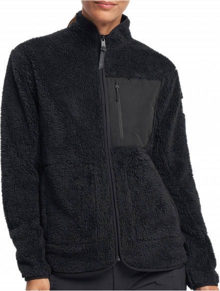 Tenson Women's Thermal Pile Zip Jacket Fleecevest, zwart