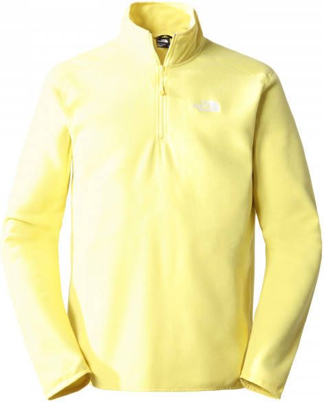 The North Face 100 Glacier 1/4 Zip Fleecetrui, geel