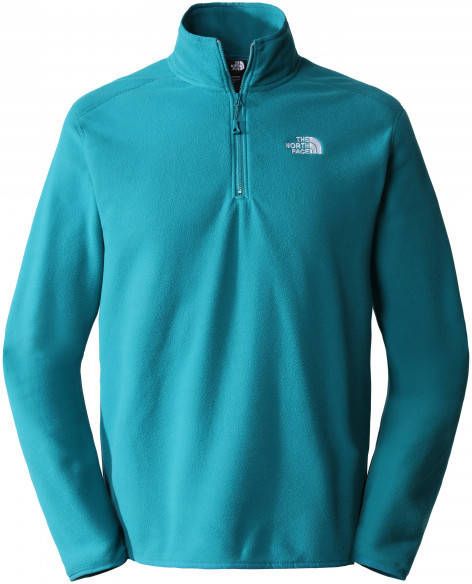 The North Face 100 Glacier 1/4 Zip Fleecetrui, turkoois