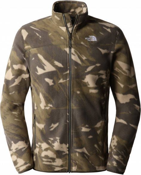 The North Face 100 Glacier Full Zip Fleecevest, bruin