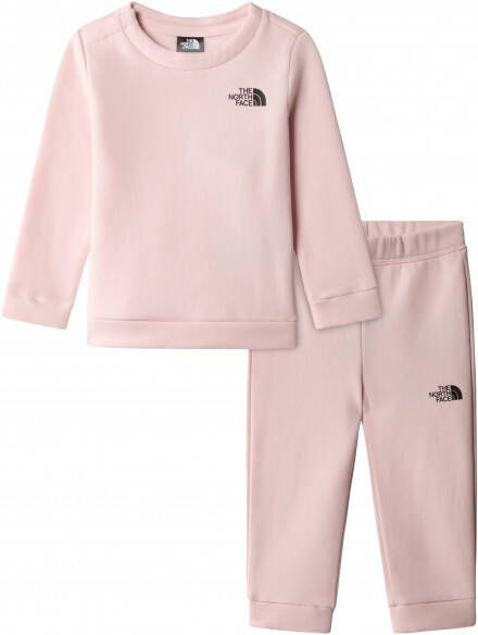 The North Face Baby's Cotton Fleece Set Overall Months, roze