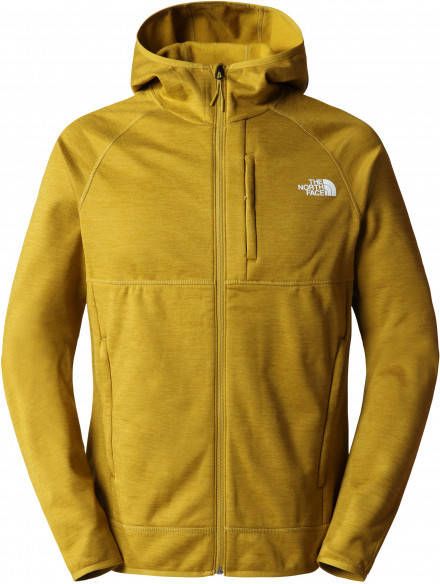 The North Face Canyonlands Hoodie Fleecevest, geel