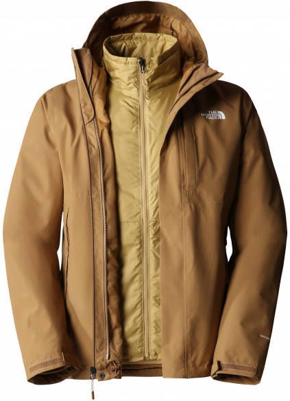 The North Face Carto Triclimate Jacket 3 in 1 jas, bruin/beige