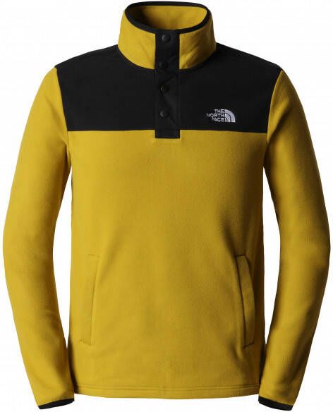 The North Face Homesafe Snap Neck Fleece Pullover Fleecetrui, geel