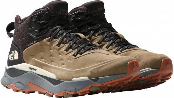 The North Face Vectiv Exploris Mid FutureLight Lthr Wandelschoenen zwart/bruin