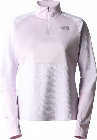 The North Face Women's 1 4 Zip Run Fleece Fleecevest, wit