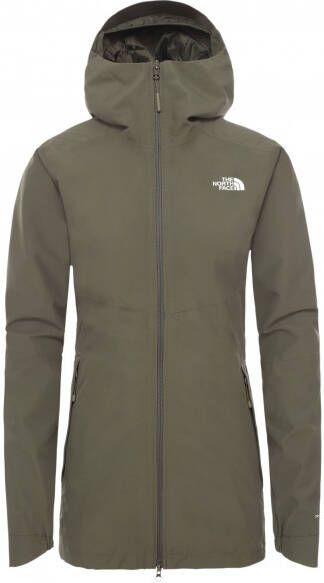 The North Face Women's Hikesteller Parka Shell Jacket Regenjas, olijfgroen