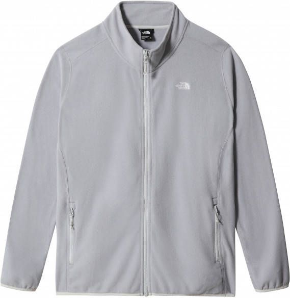 The North Face Women's Plus 100 Glacier Full Zip Fleecevest, grijs