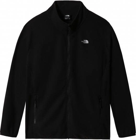 The North Face Women's Plus 100 Glacier Full Zip Fleecevest, zwart