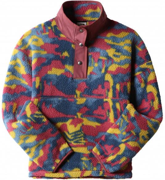 The North Face Women's Printed Cragmont 1/4 Snap Fleecetrui, meerkleurig