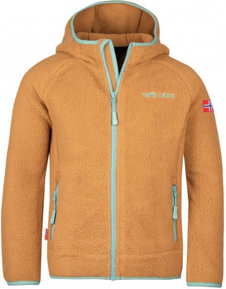 Trollkids Girl's Mandal Jacket Fleecevest oranje
