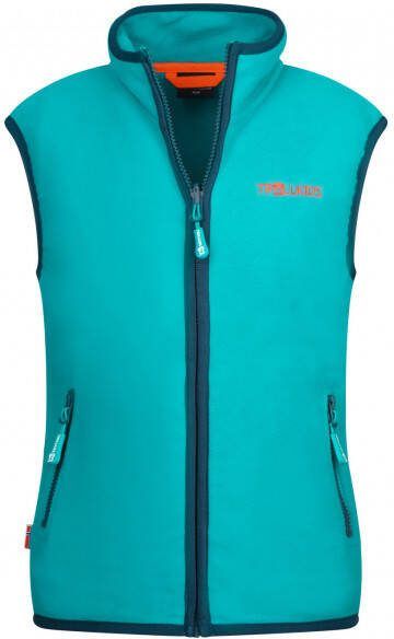 Trollkids Kid's Arendal Vest Fleecebodywarmer turkoois