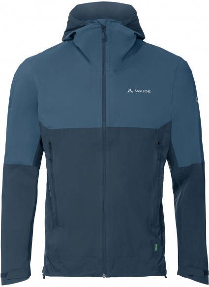 Vaude Simony 2, 5L Jacket IV Regenjas, blauw
