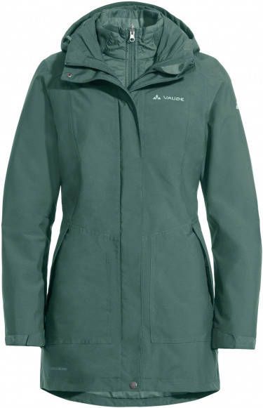 Vaude Women's Idris 3in1 Parka III 3 in 1 jas olijfgroen
