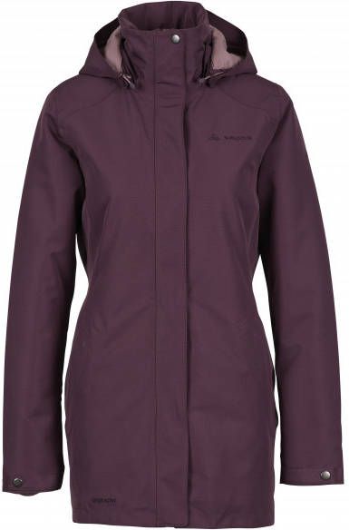 Vaude Women's Jalama Coat Lange jas purper