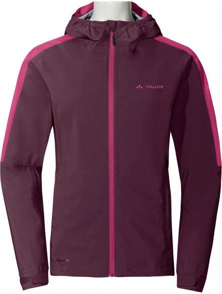 Vaude Women's Moab Rain Jacket II Fietsjack purper