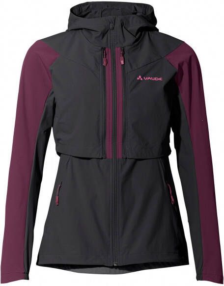 Vaude Women's Moab Zip Off Jacket Fietsjack zwart