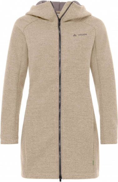 Vaude Women's Tinshan Coat III Wollen vest beige