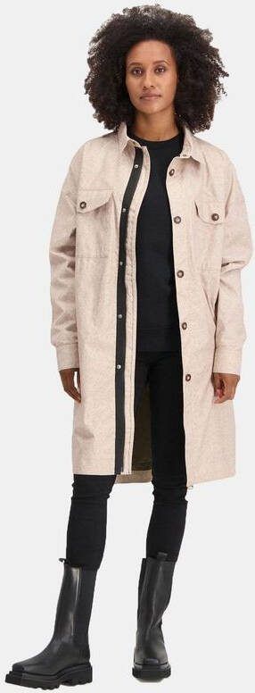 AGU Oversized Rain Shirt Urban Outdoor Dames Gebroken Wit/Assorti/Gemengd