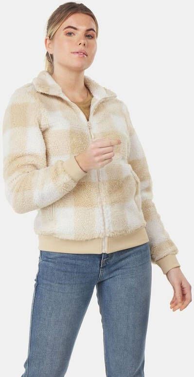 Ayacucho Jaipur Bomber Fleece Jas Dames Bruin