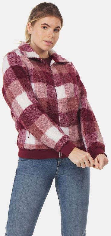 Ayacucho Jaipur Bomber Fleece Jas Dames Rood
