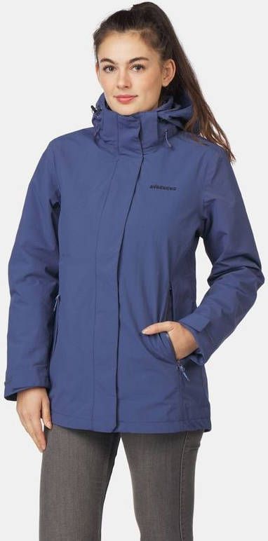 Ayacucho Sherwoord 3 In 1 Parka Dames Blauw