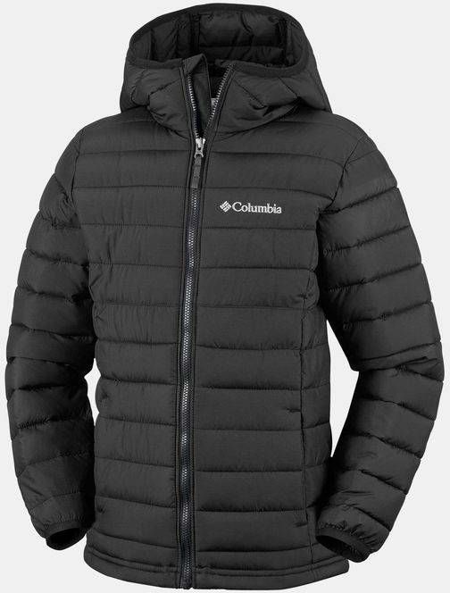 Columbia Powder Lite™ Boys Hooded Jacket Zwart